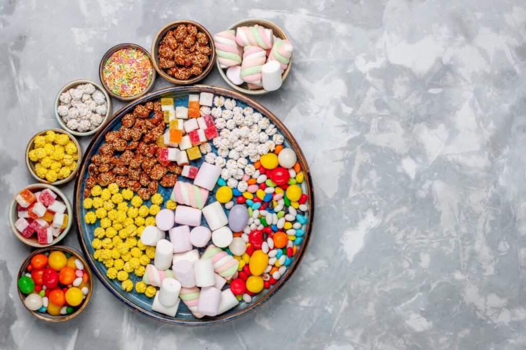 Freeze-dried candies