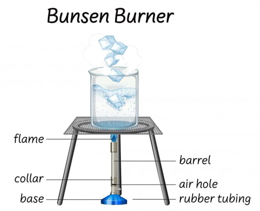Bunsen Burner Diagram